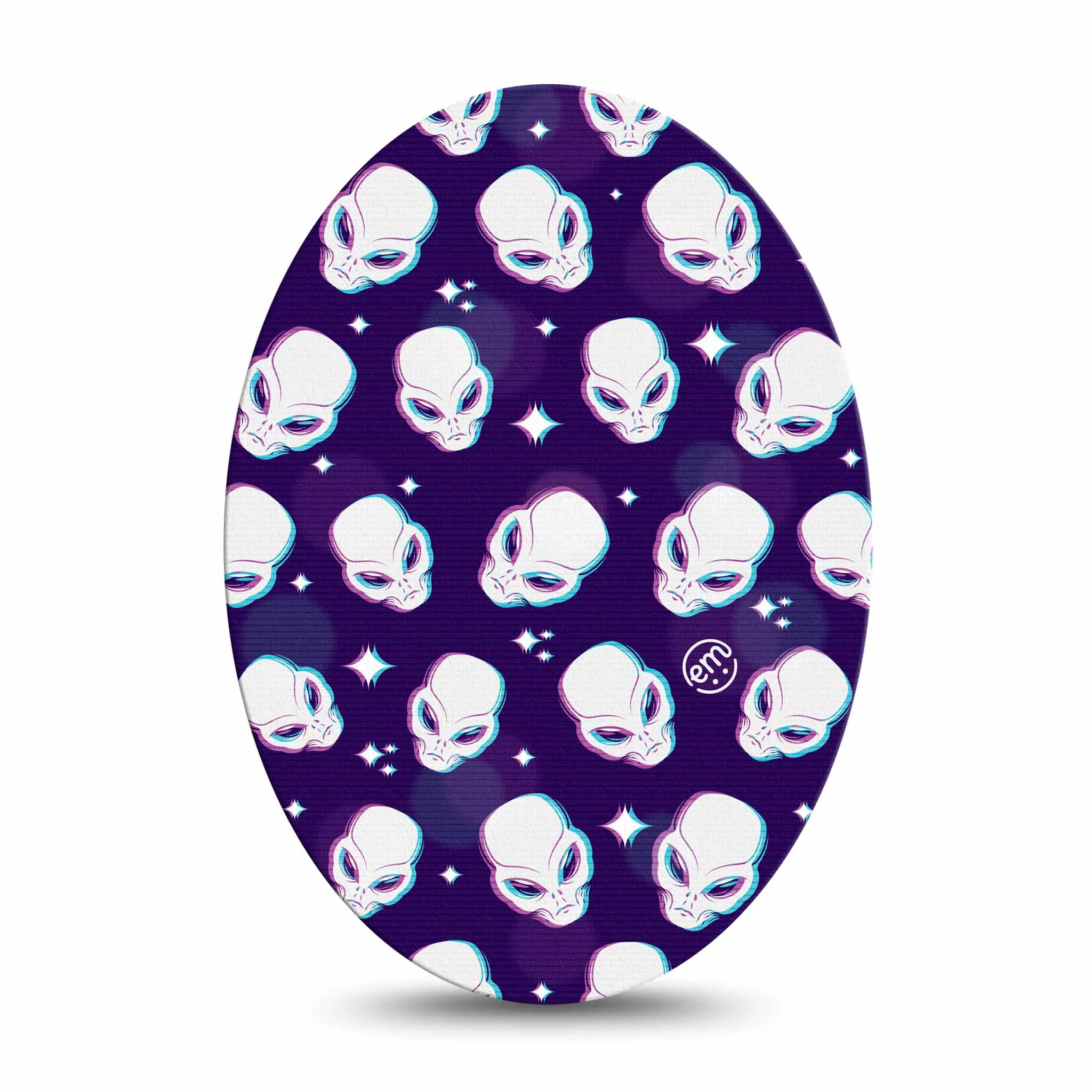 ExpressionMed Aliens Adhesive Patch Oval