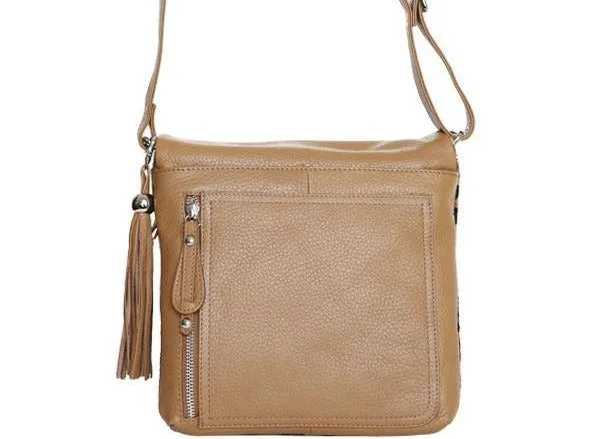 Feline Reversible Saddle Bag | Camel
