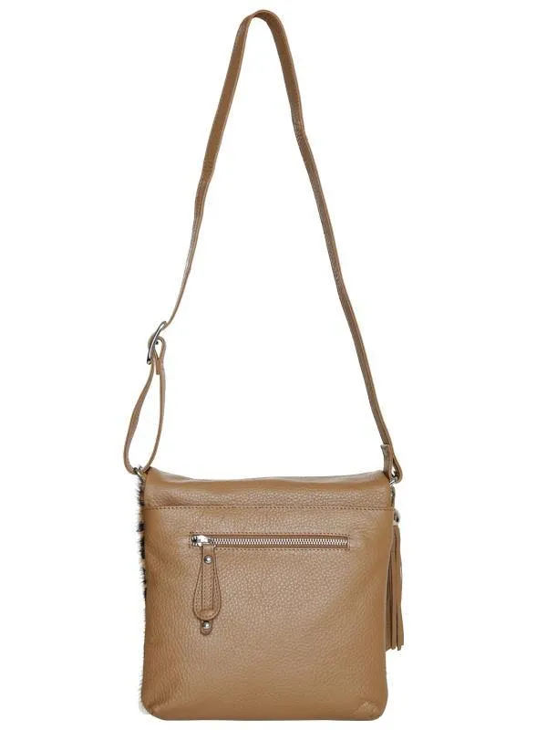 Feline Reversible Saddle Bag | Camel