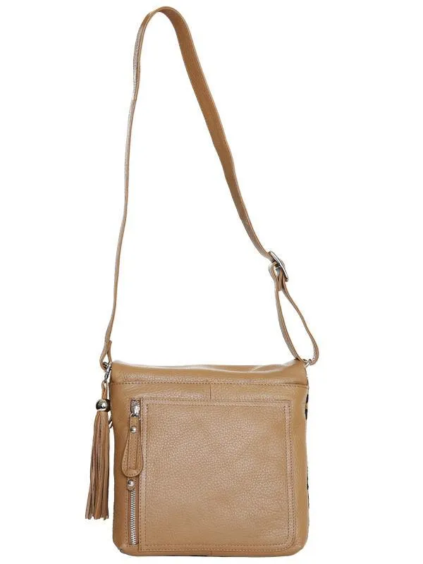 Feline Reversible Saddle Bag | Camel