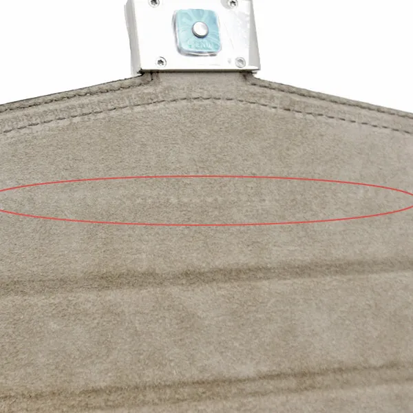 Fendi Canvas Zucca Baguette Soft Trunk Shoulder Bag