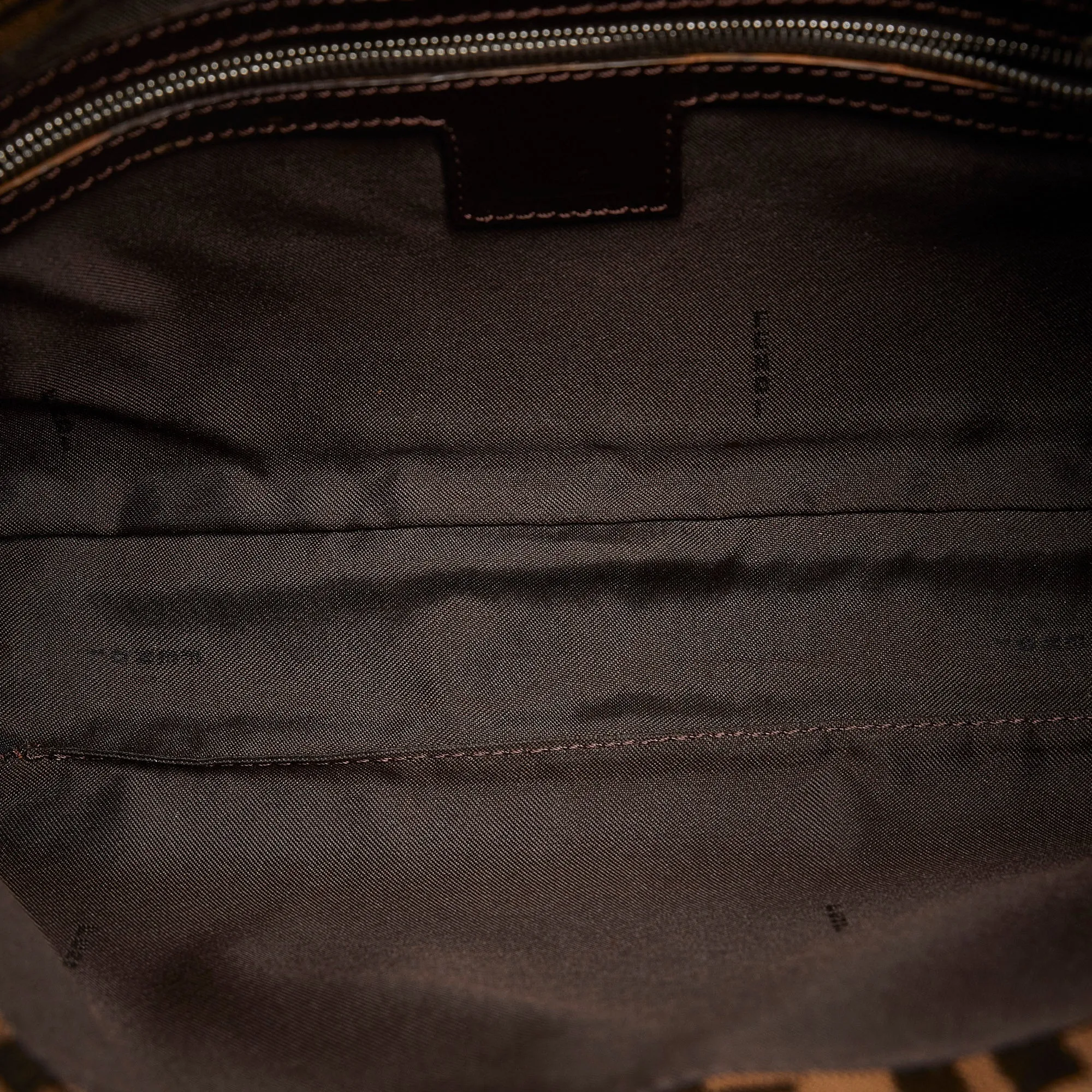 FENDI FF Lock Zucca Shoulder Bag
