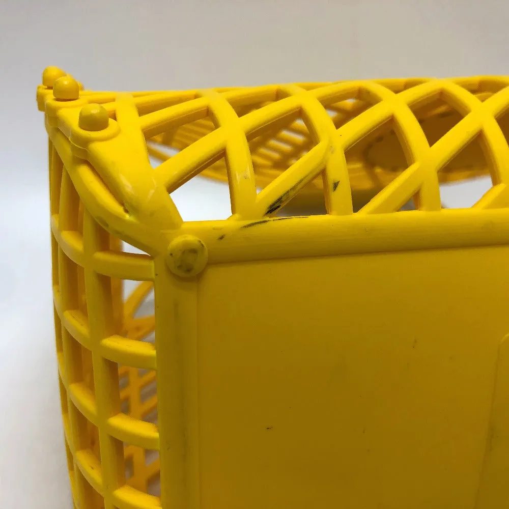 FENDI Handbag 8BH389 plastic yellow Medium basket Women Used