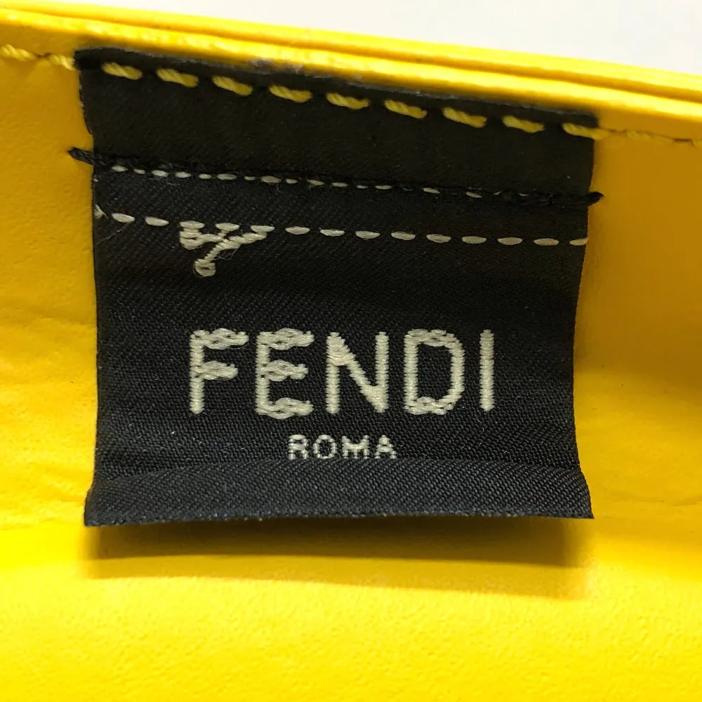 FENDI Handbag 8BH389 plastic yellow Medium basket Women Used