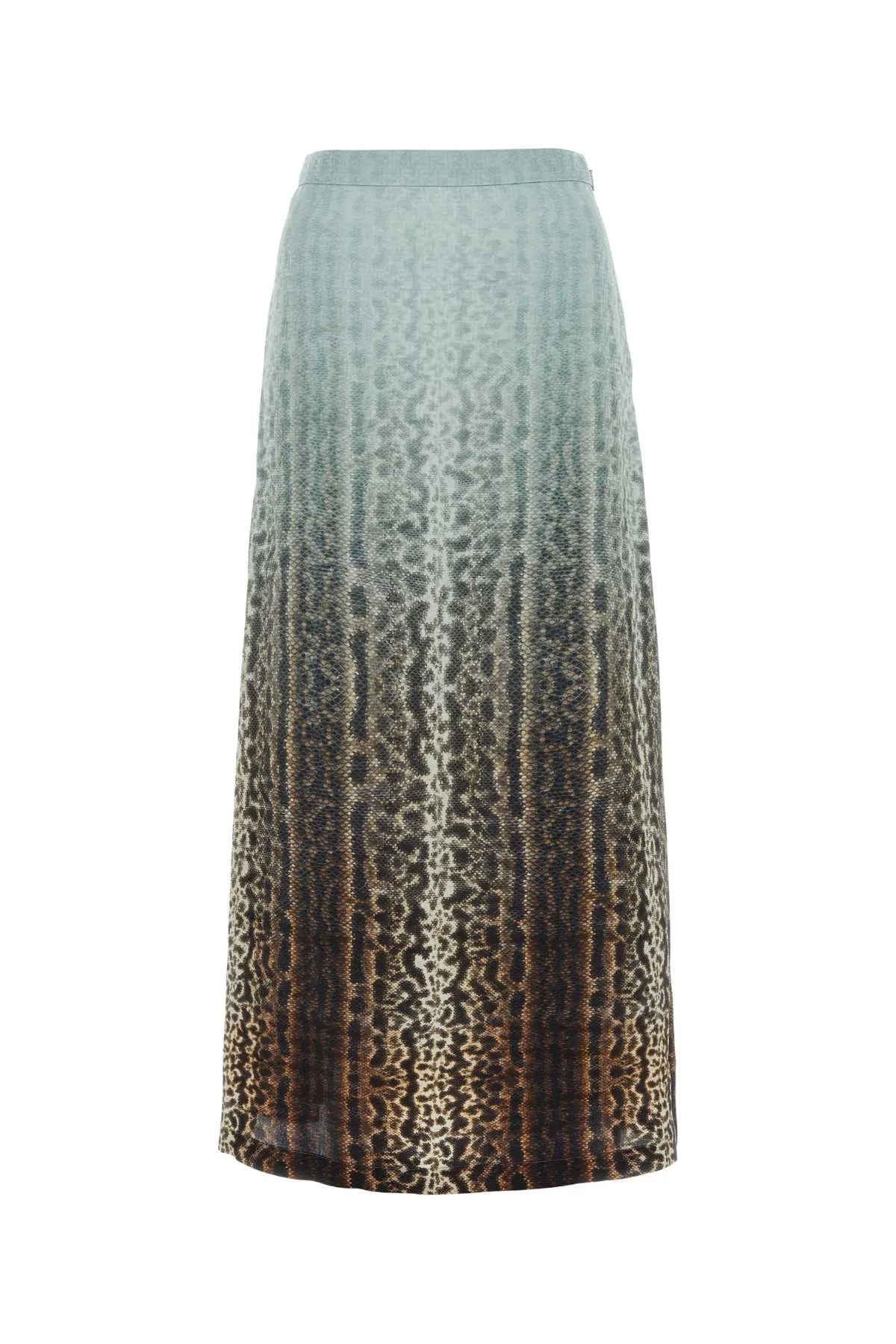 FENDI Silk Printed Mini Skirt