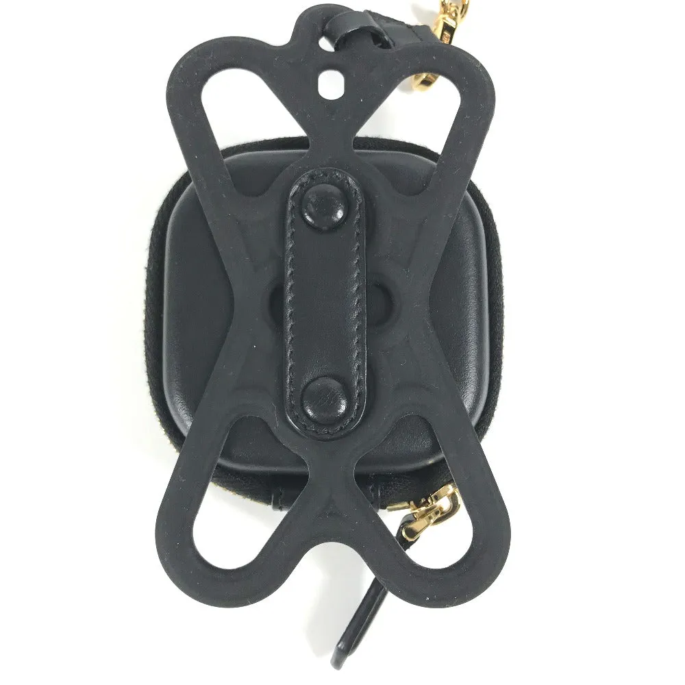 FENDI strap Rubber, Leather black Mesh strap included logo smartphone pouch case mens Used