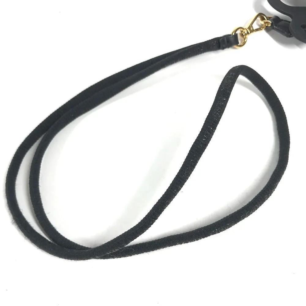 FENDI strap Rubber, Leather black Mesh strap included logo smartphone pouch case mens Used