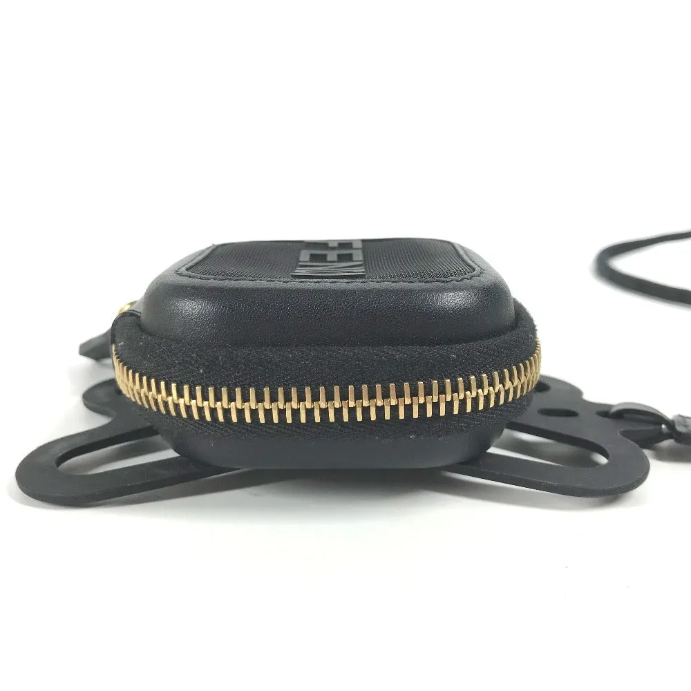 FENDI strap Rubber, Leather black Mesh strap included logo smartphone pouch case mens Used