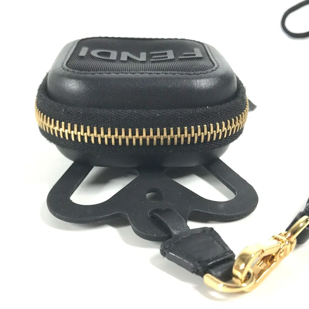 FENDI strap Rubber, Leather black Mesh strap included logo smartphone pouch case mens Used