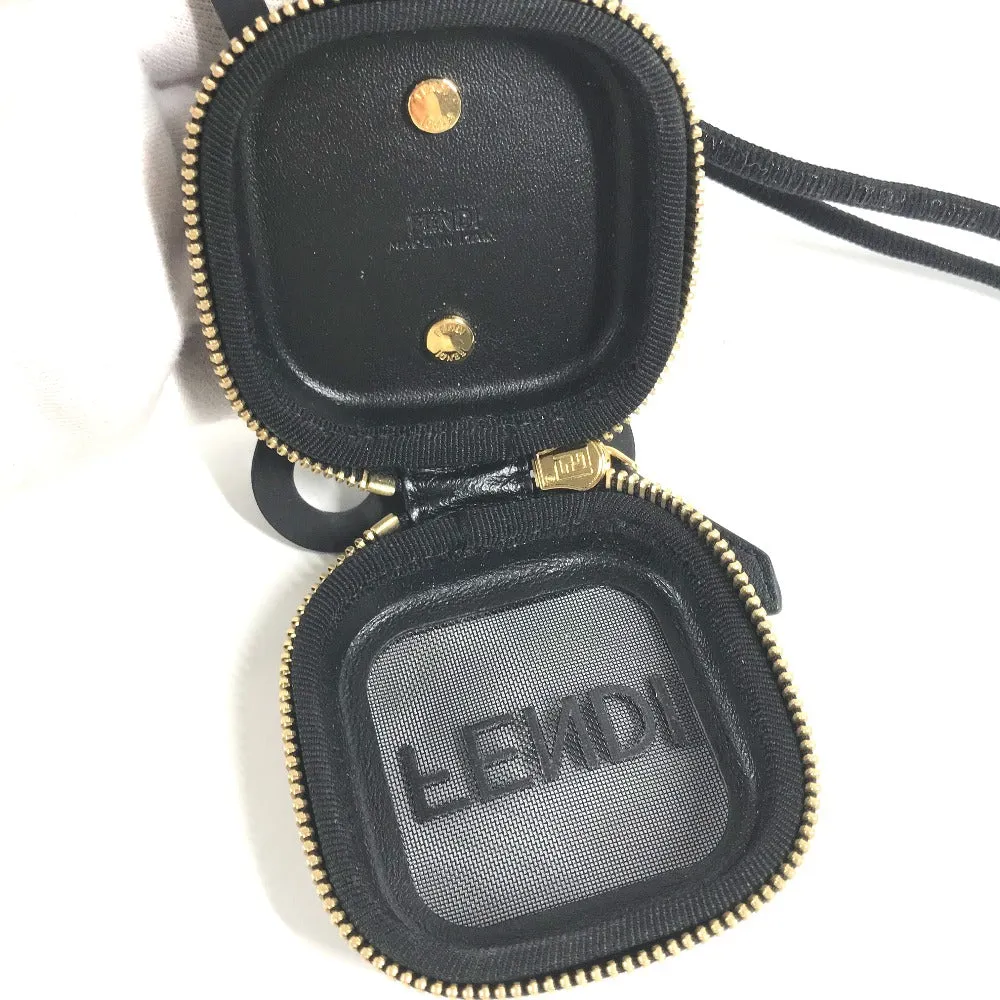 FENDI strap Rubber, Leather black Mesh strap included logo smartphone pouch case mens Used