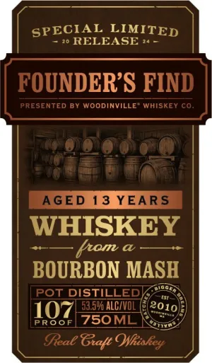 Founder's Find Whiskey Limited Release by Woodinville Whiskey Co.