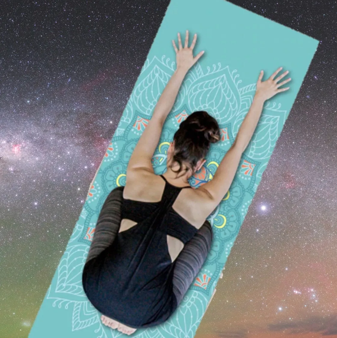 Gemini: Yoga Mat for Zodiac Lovers. Personalized Sun Sign Pilates mat. Extra thick, Non Slip. WickedYo.