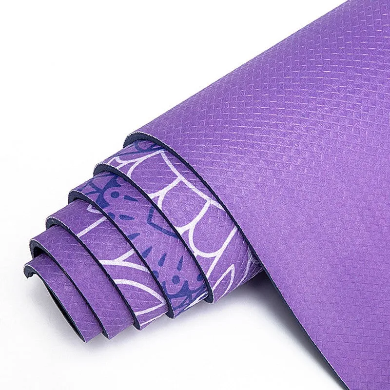Gemini: Yoga Mat for Zodiac Lovers. Personalized Sun Sign Pilates mat. Extra thick, Non Slip. WickedYo.