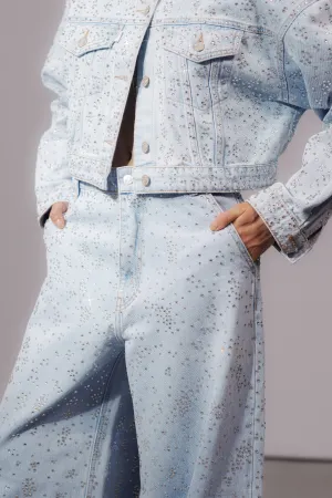 Gorgeous Crystal Palazzo Pants