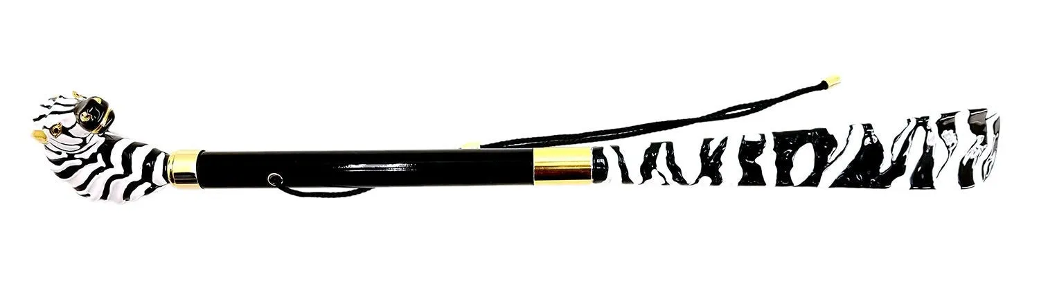 Gorgeous Enamelled Zebra Shoehorn