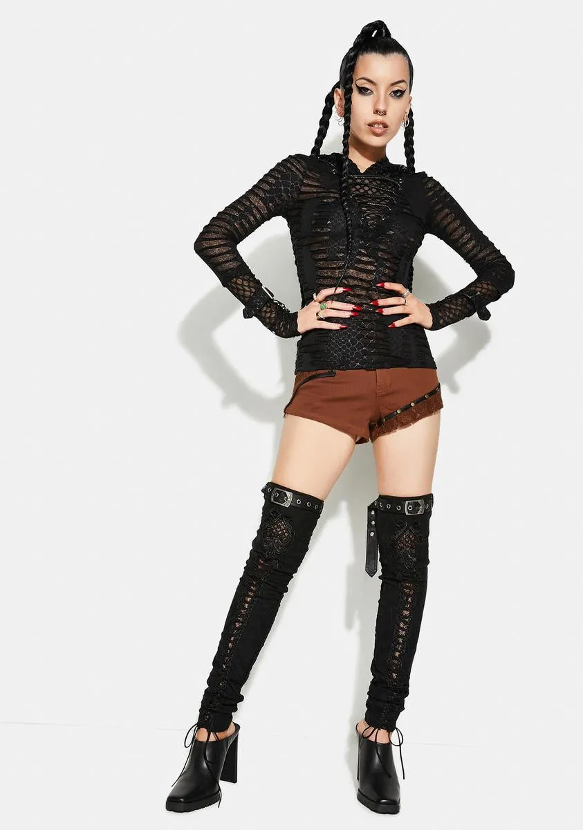 Gorgeous Gothic Leg Warmers
