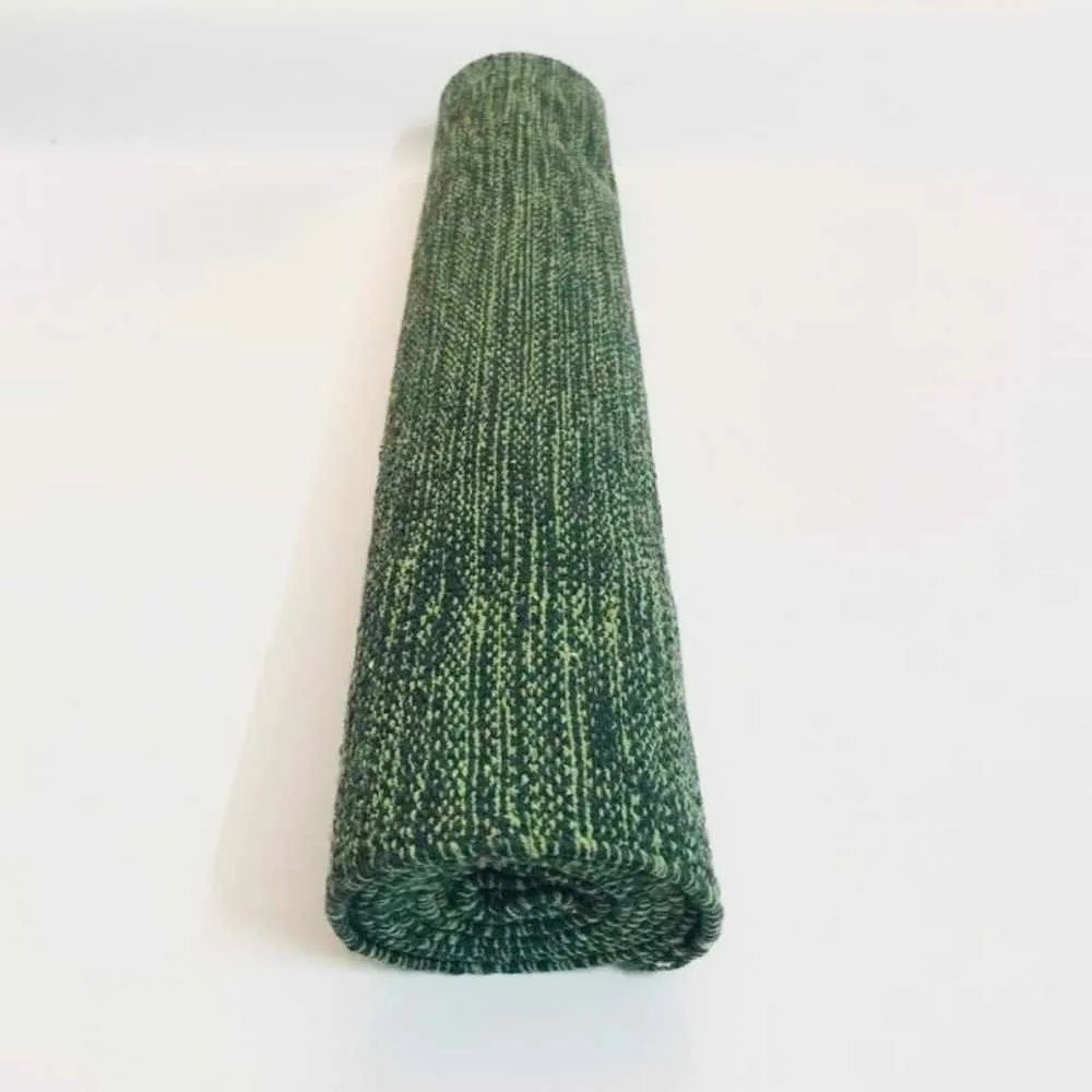 Green Yoga/Pilate Mat With Bag and Strap | Rubber Back For Firm Grip | Cotton
