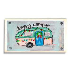 Happy Camper Christmas Happy Block