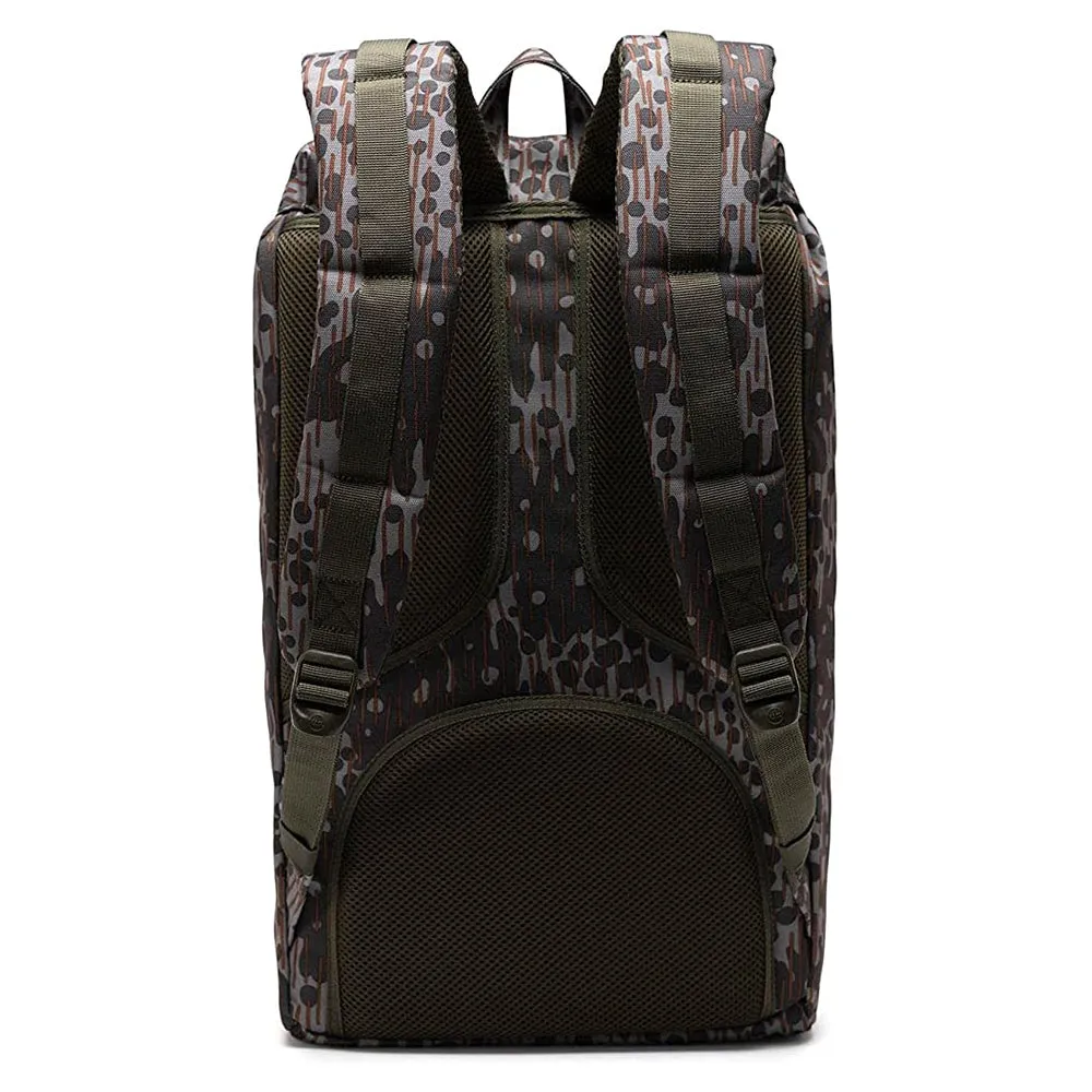 Herschel Unisex Green Pea Camo One Size Little America Backpack - 10020-04519-OS