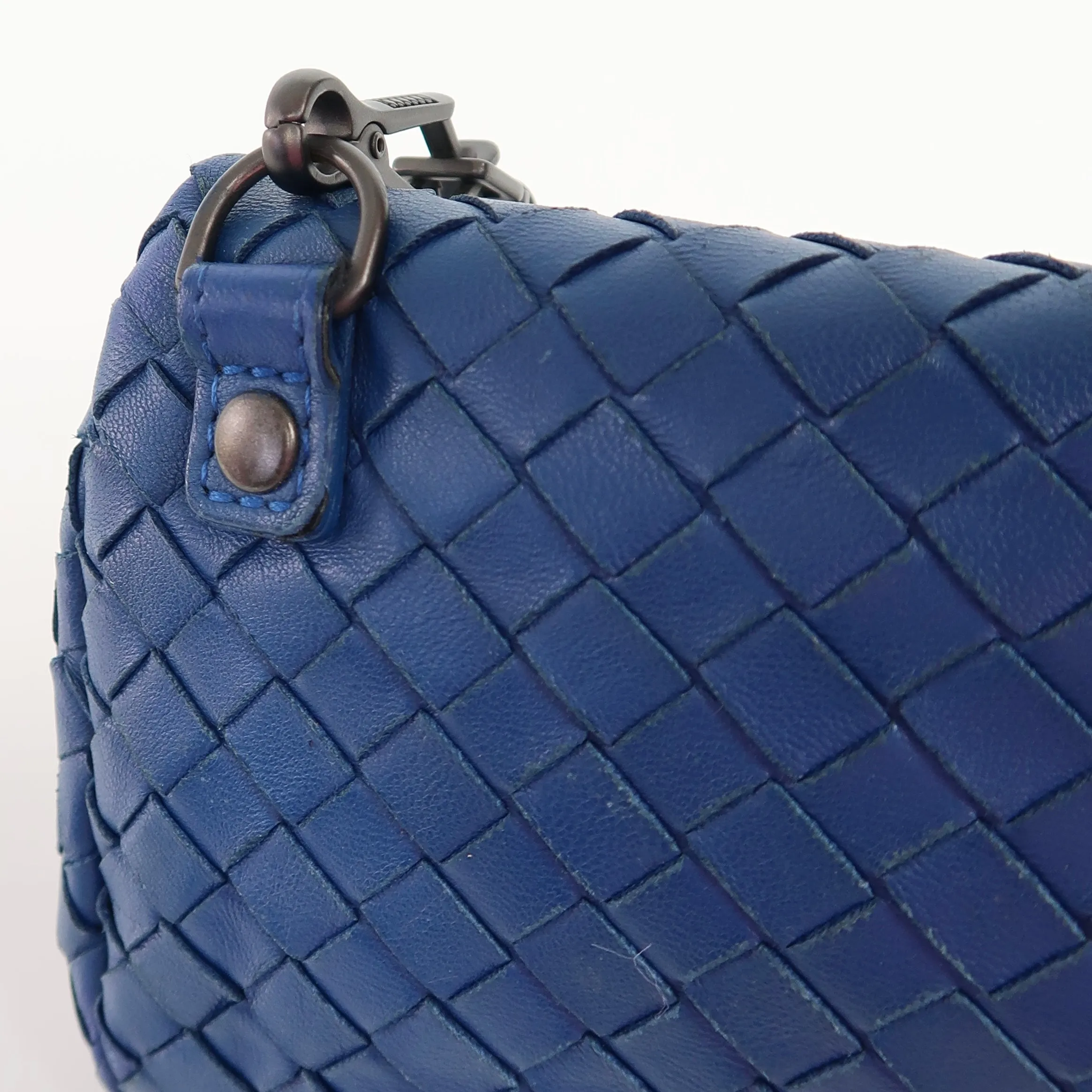 Intrecciato Flap Crossbody Bag