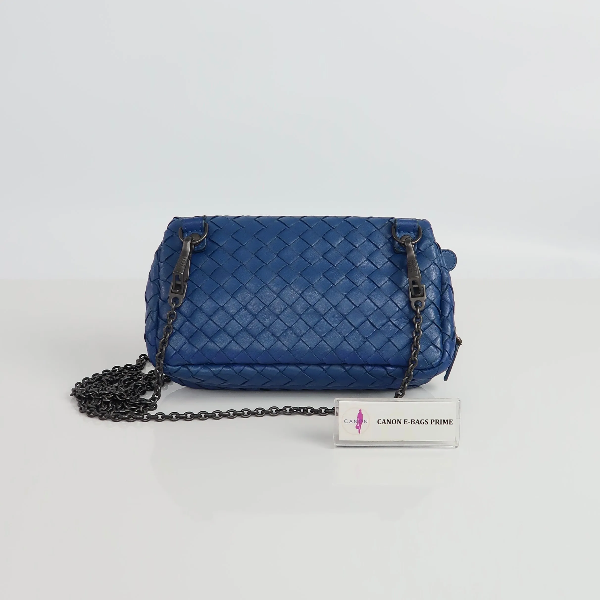 Intrecciato Flap Crossbody Bag