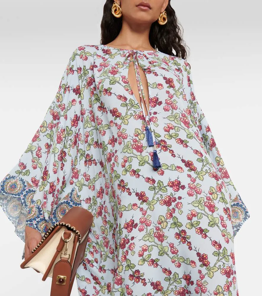 Kaftan with ETRO print, multi-colored