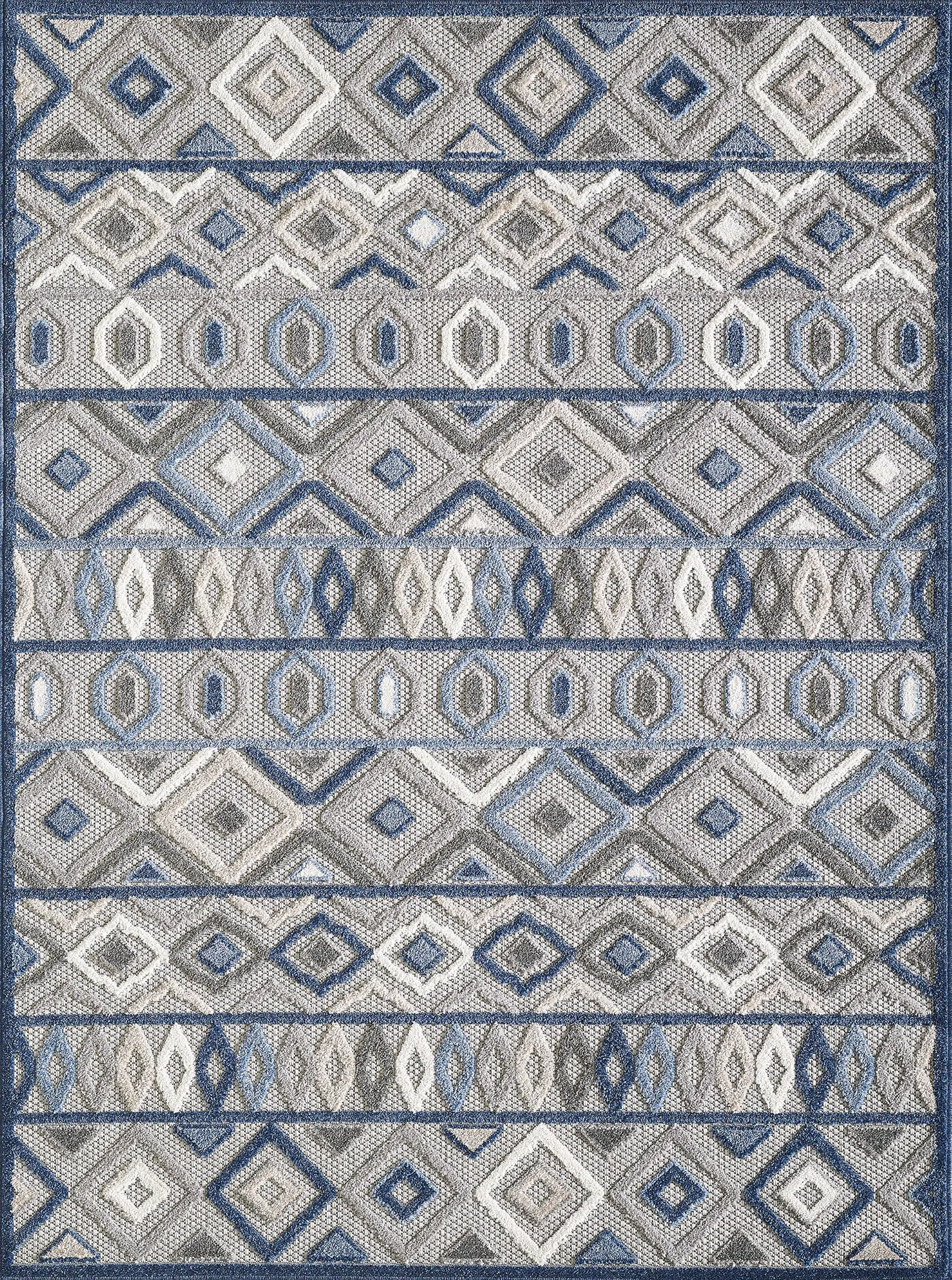 KAS Calla Aztec Round Indoor/Outdoor Rug