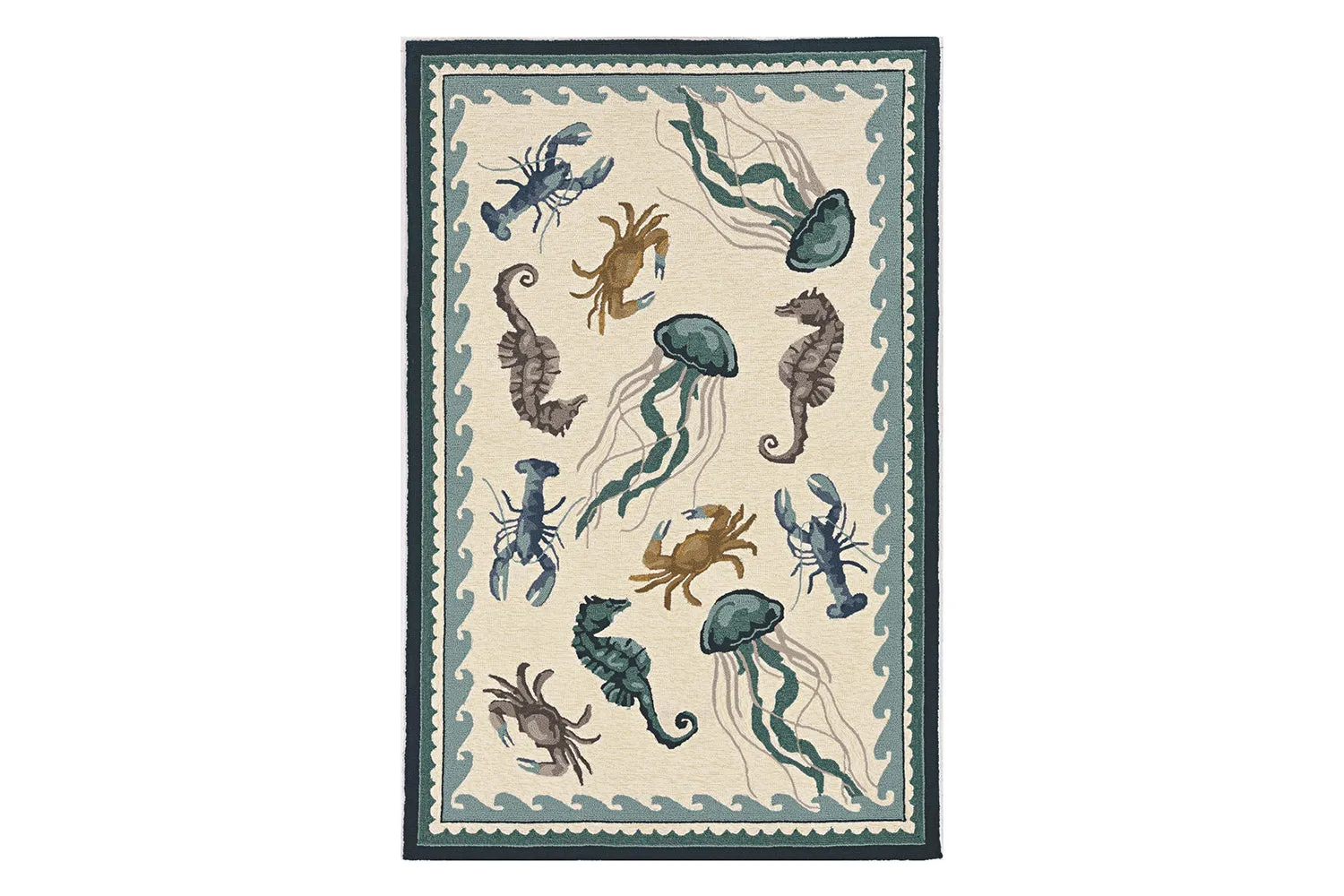 KAS Harbor Beach Life Indoor/Outdoor Rug