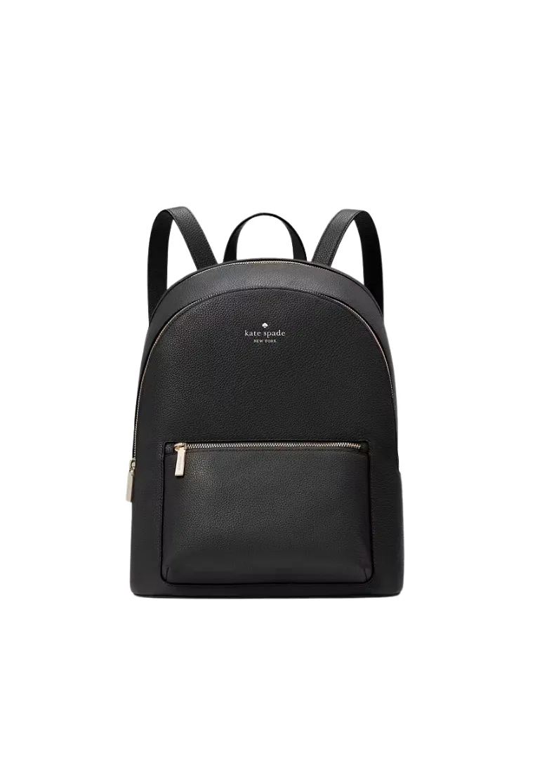Kate Spade Lena Double Zip Large Dome Backpack In Black KH436