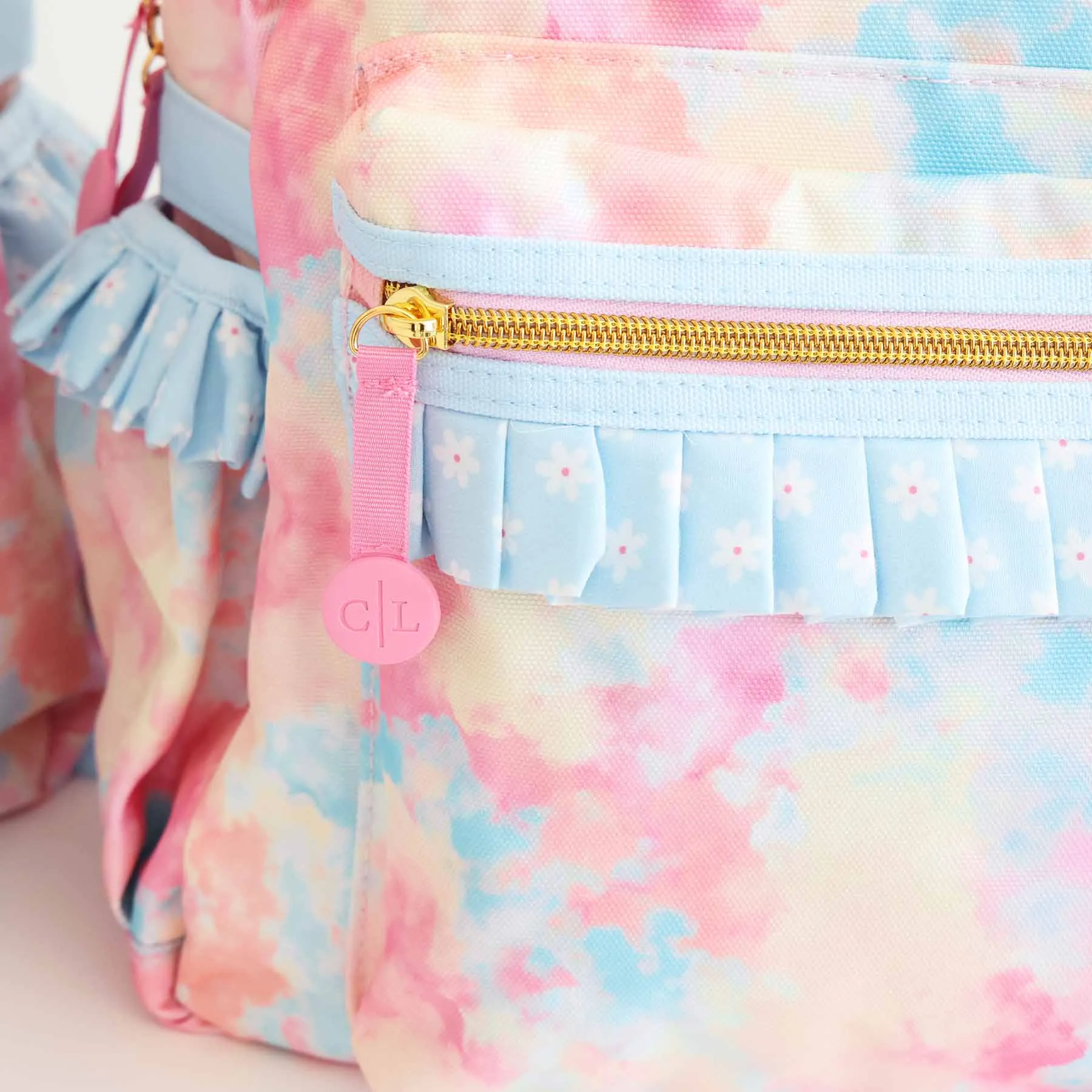 Kids Ruffle Backpack | Candy Clouds