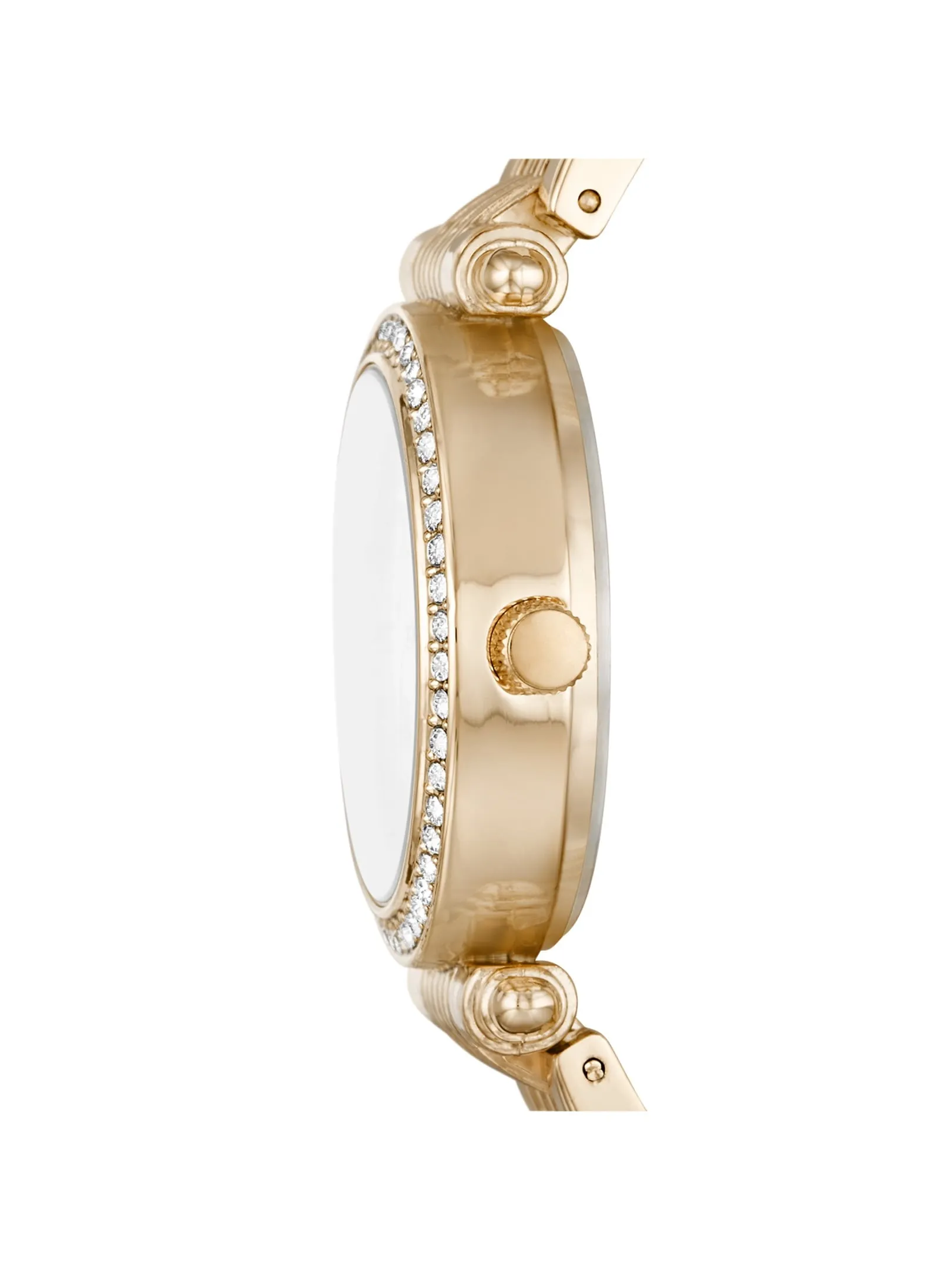Ladies' Time and Tru Gold Tone Watch and Bracelet Set