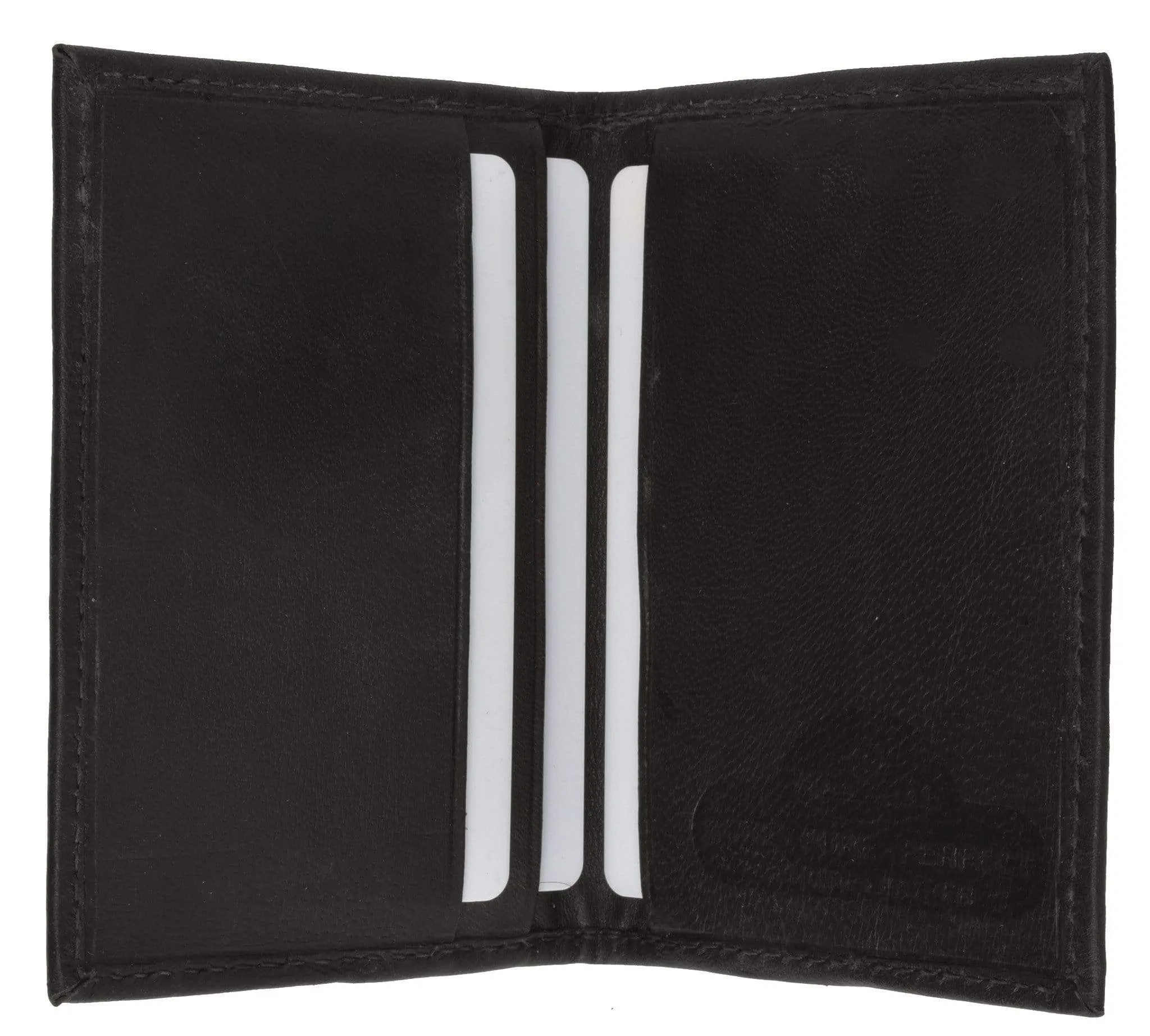 Lambskin Leather Mens Mini Credit Card Holder 67 (C)