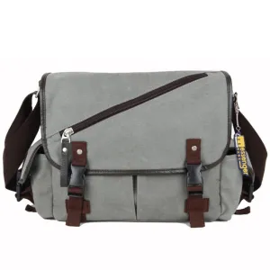 Large Classic Canvas Messenger Bag