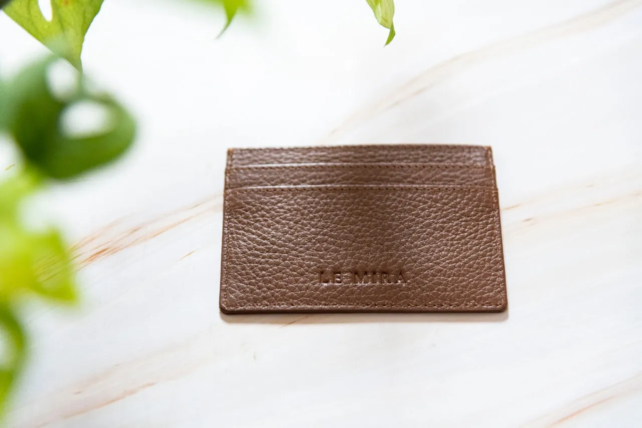 Le Mira 'The Mini' Genuine Leather Cardholder