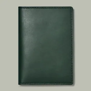 Leather Hand-Stitched Passport Holder [H&H Green]