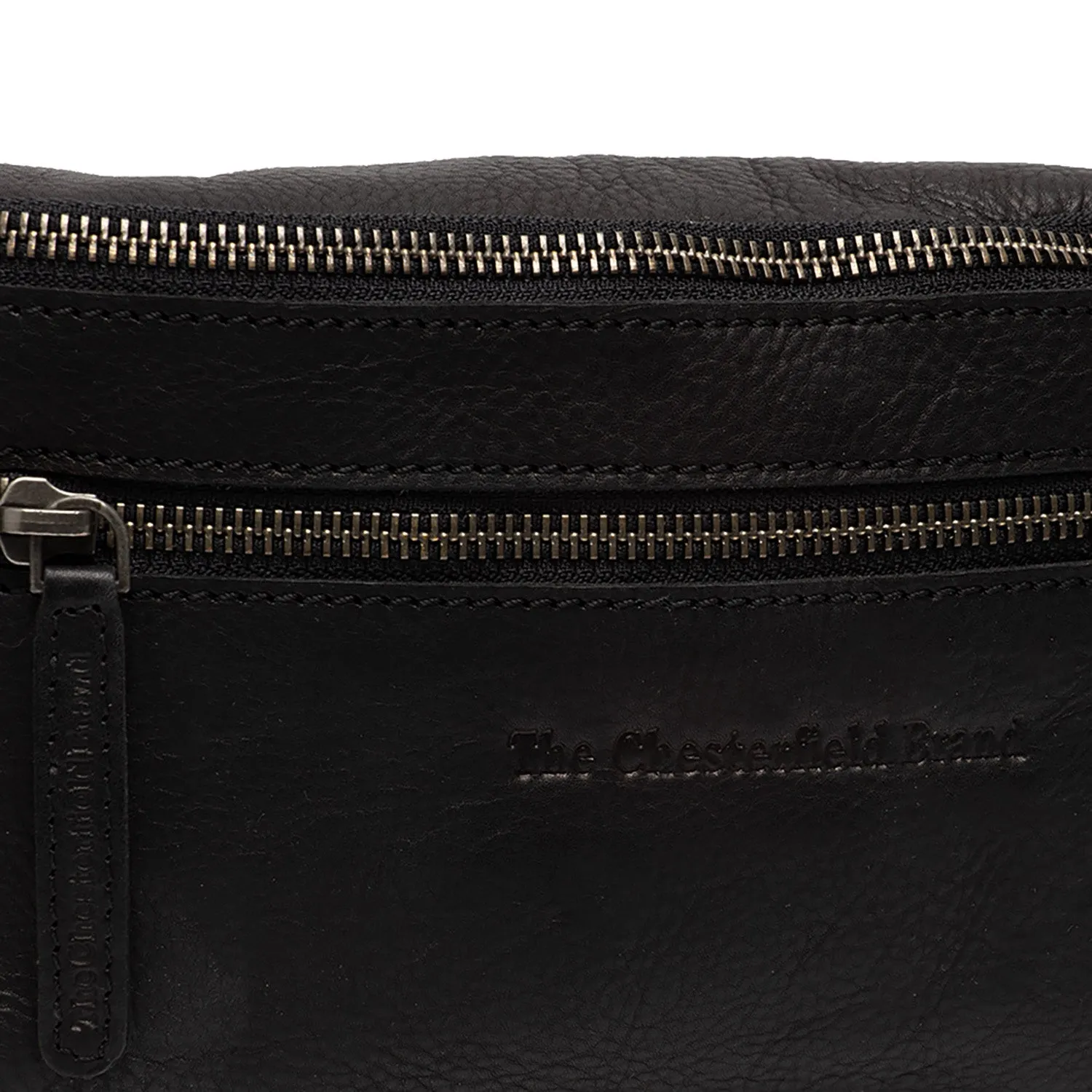 Leather Waist Pack Black Severo
