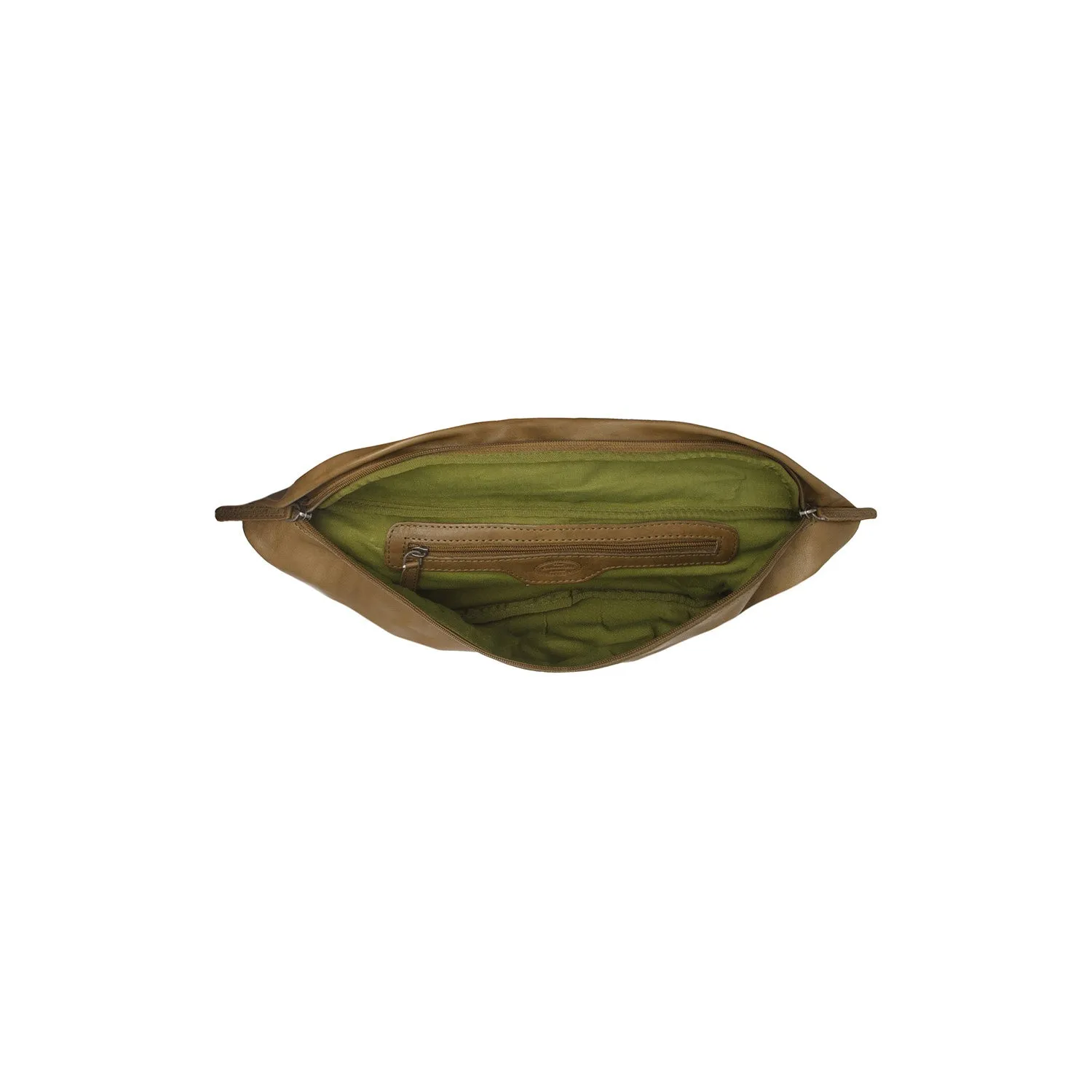Leather Waist Pack Olive Green Kruger