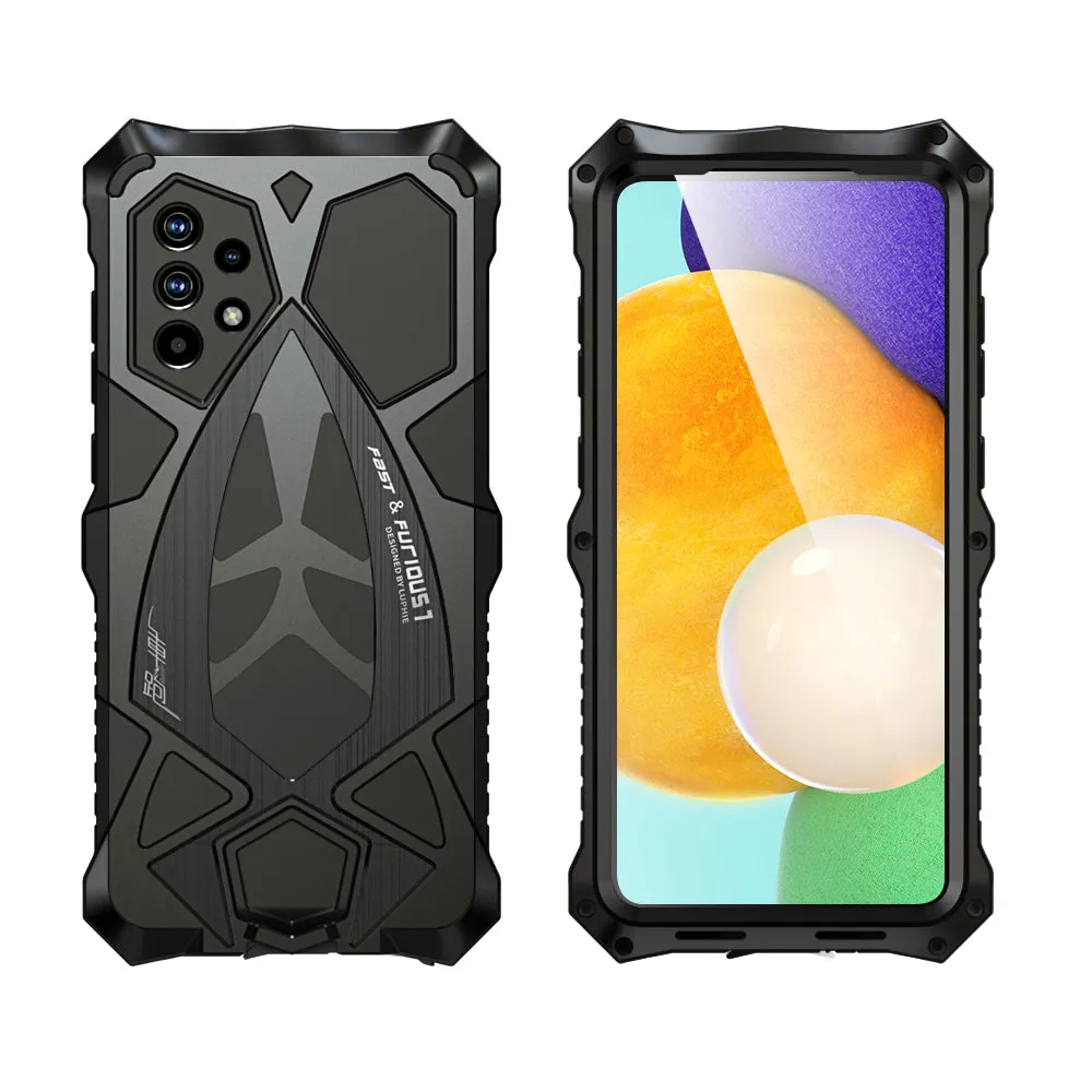 Luphie Roadster Sports Car Water-resistant Shockproof Heavy Duty Metal Case Cover