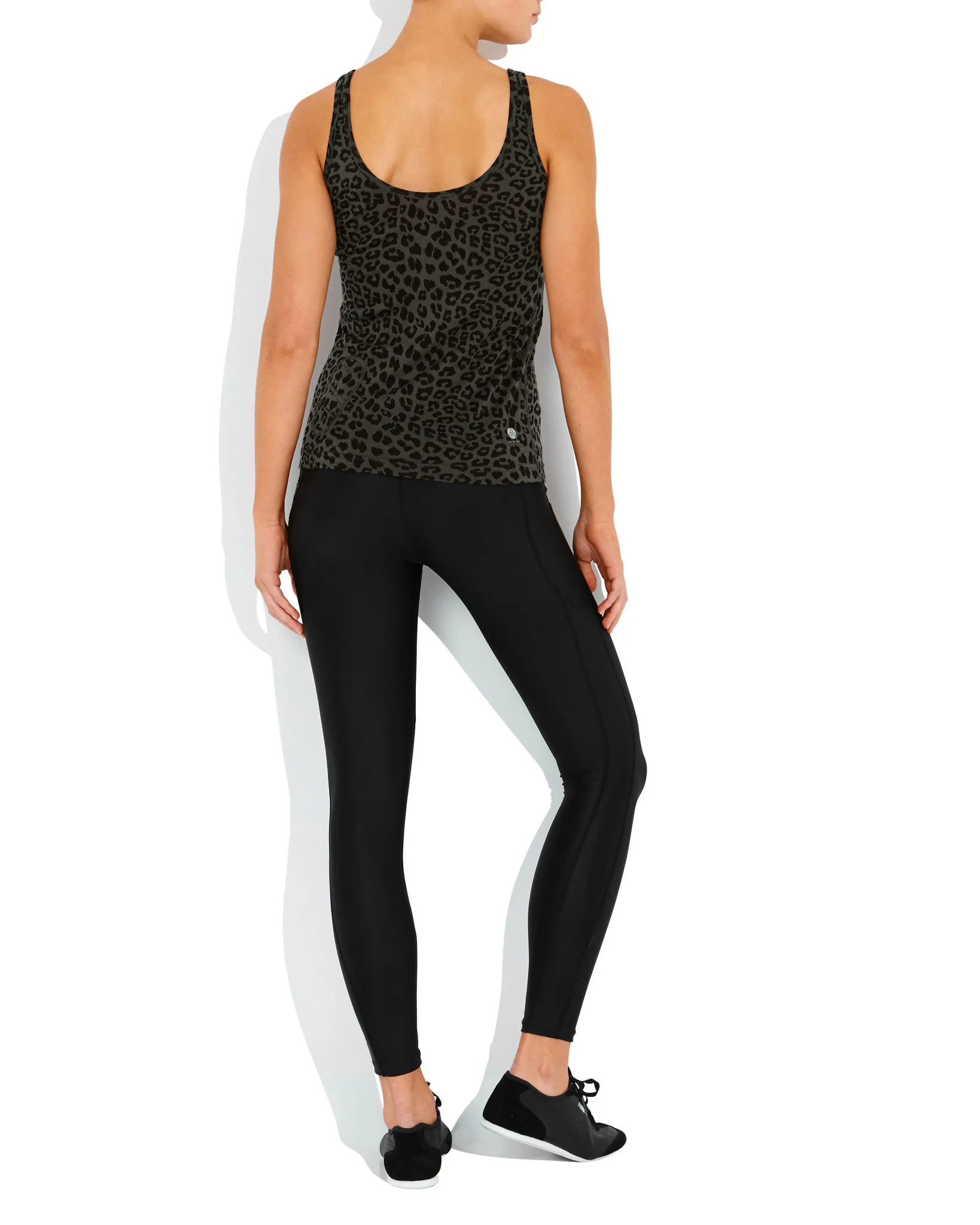 Maya Scoop Tank - Charcoal Grey