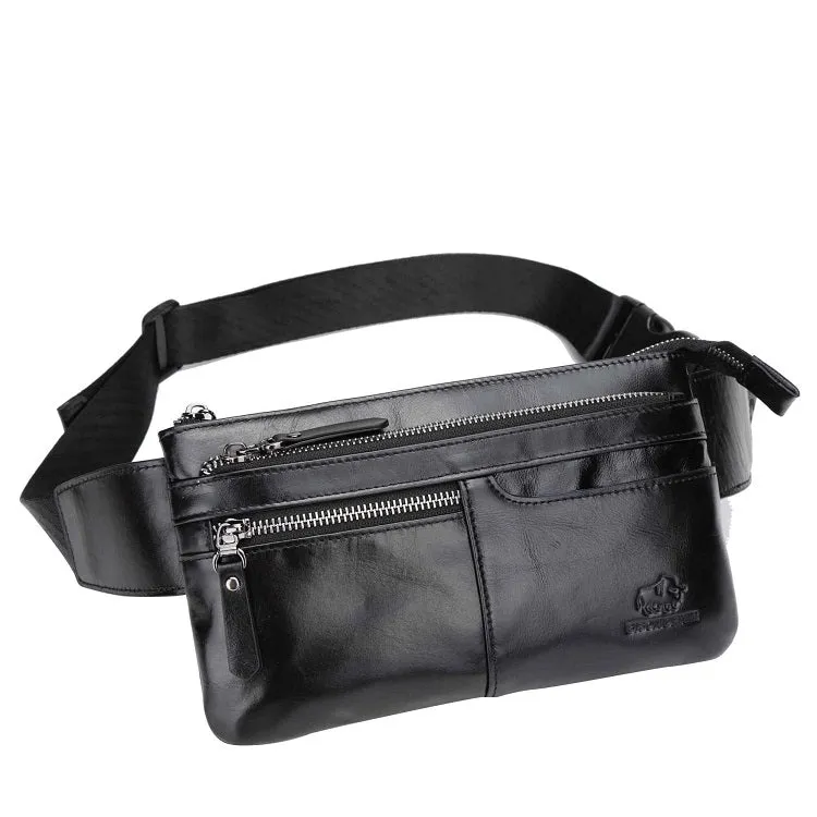 Men's Genuine Leather Waist Pack