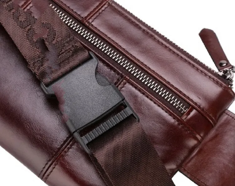Men's Genuine Leather Waist Pack