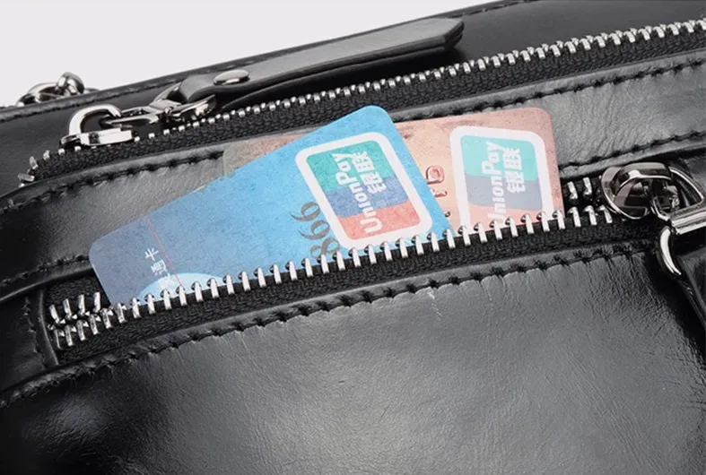 Men's Genuine Leather Waist Pack