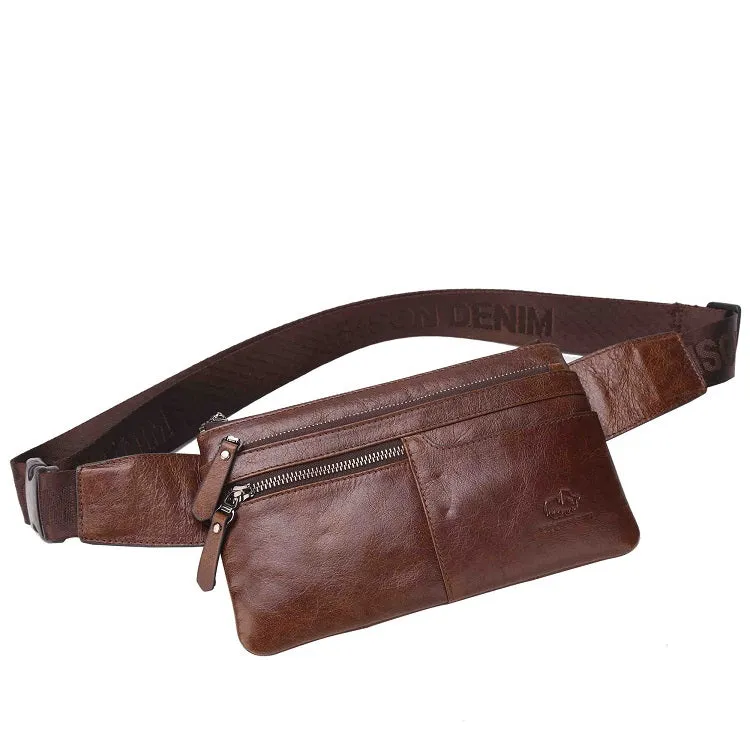Men's Genuine Leather Waist Pack