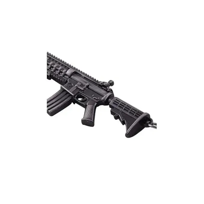 Metal M4a1-x Assault Rifle Gun Model Keychain