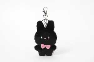 MINI KEYRING RIBBON RABBIT BLACK