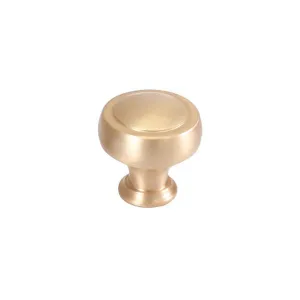 Momo Handles Pellaro Knob 32mm Brushed Matt Brass