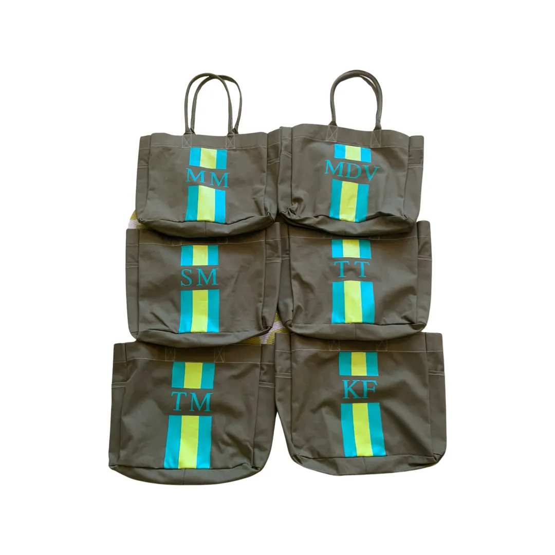 Monogram Beach Bag - Medium - Charcoal