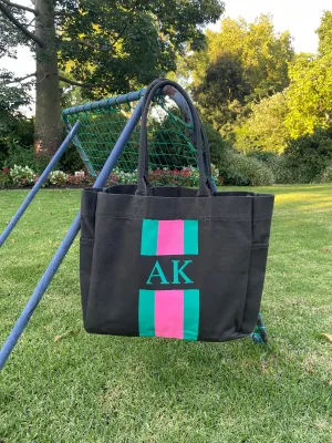 Monogram Beach Bag - Medium - Charcoal