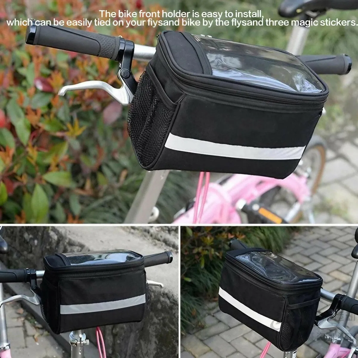 Mountain Bike Front Handle Bag Large-capacity Waterproof Folding Front Bag Bicycle Leading Bag Stonego Riding Bag