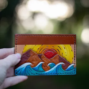 Mountains and Waves Card Wallet